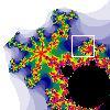 The Mandelbrot Set, magnified twice