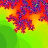 The Mandelbrot Set, magnified four times